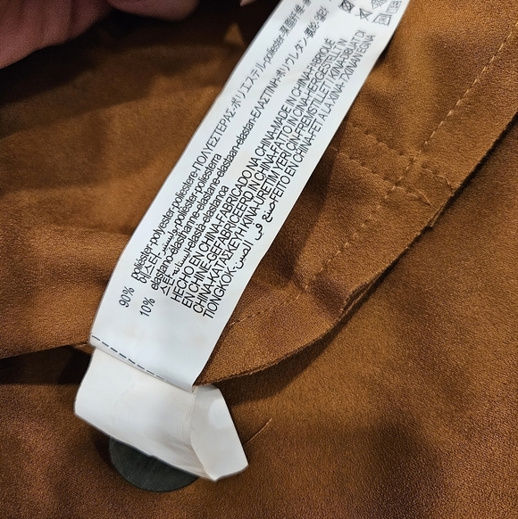 Zara TRF Collection Faux Suede Mini Skirt - SIZE M - Picture 10 of 16